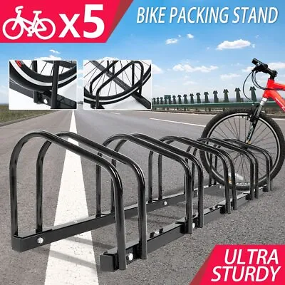 $48.59 • Buy 5 Bike Stand Bicycle Rack Storage Floor Parking Holder Cycling Stands
