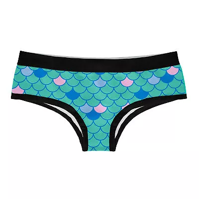 Womens Mermaid Scales Panties Funny Sarcastic Mythical Creature Fantasy • $6.80