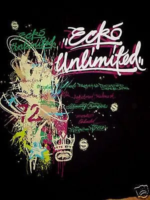 Hot Ladies-?-ecko Unltd-unlimited-black T Shirt-m • $19.99