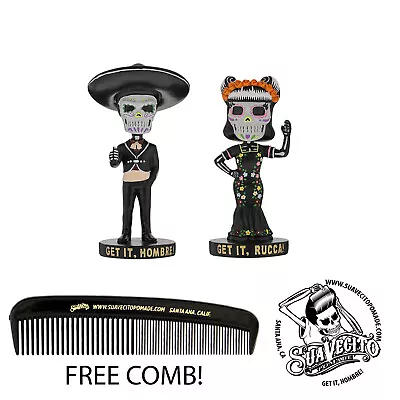 Suavecito Calaca / Suavecita La Catrina Dia De Los Muertos Bobblehead 4  Figure • $19.99