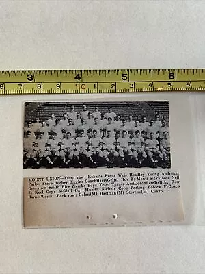 University Of Mount Union Alliance OH Ohio 1936 Football Small Team Picture • $16