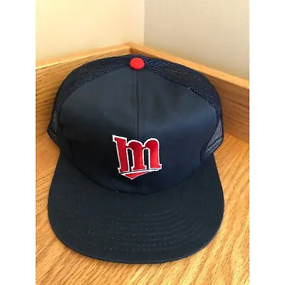 NWT NOS Vintage MINNESOTA TWINS Mesh Snapback Hat Twins Ent (c57) • $19.99