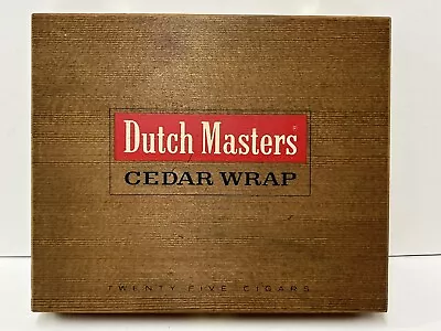 Vintage DUTCH MASTERS Cedar Wrap Wood Box Rare Empty No Cigars • $5.99