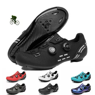 Men's Mtb Cycling Shoes With Spd Cleats Comfortable Non-slip Road Bike Sneakers  • $60.20