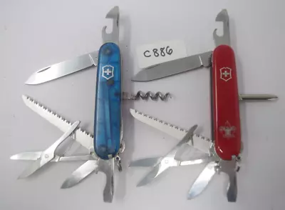 Lot Of 2 Victorinox Huntsman Fieldmaster Swiss Army Deluxe Pocket Knife • $24.50