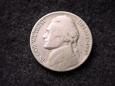 1939-d Jefferson Nickel Great Key Date Coin!!  #20 • $8.95