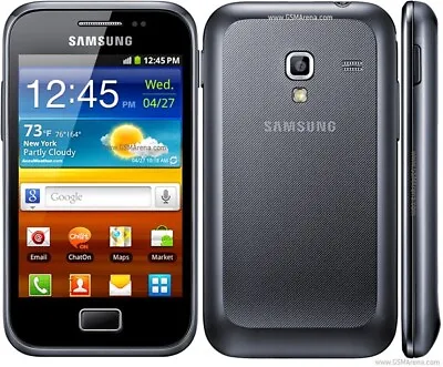 Samsung Galaxy Ace Plus S7500 Black Unlocked 3GB 3.65  5MP Android Smartphone • £10.99