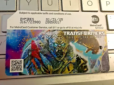 Transformers Metrocard Nyc • $9