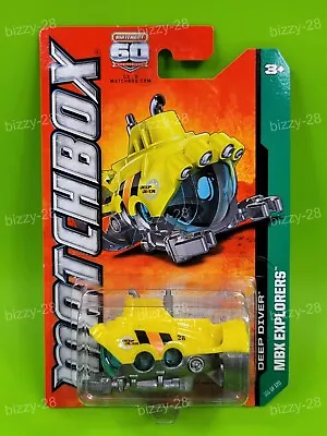 Matchbox MBX EXPLORERS '13 60th ~ DEEP DIVER (Yellow) (101/120) Y0646 New! • $7.95