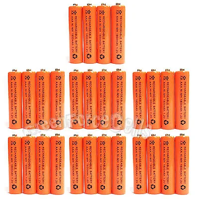 28 Pcs AAA 1800mAh NiMH 1.2V Rechargeable Battery Cell RC MP3 Orange US Stock • $21.60
