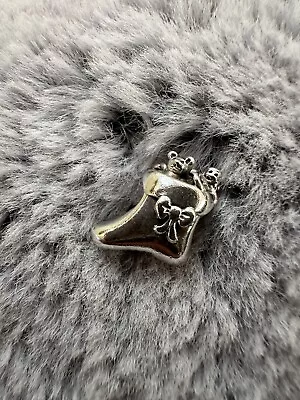 Pandora Christmas Stocking Teddy Bear Charm ALE 925 791038 • £15