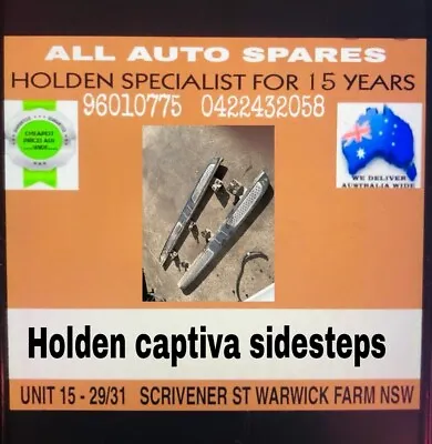 $165 • Buy Holden Captiva Sidesteps
