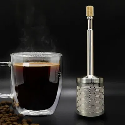 Portable French Coffee And Tea Final Press Maker Coffee  Reusable Full Bodied • $13.29