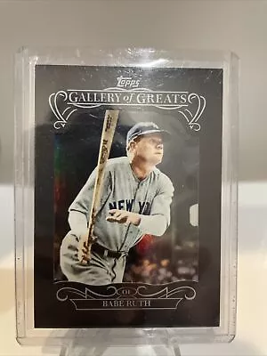 Babe Ruth New York Yankees 2015 Topps Gallery Of Greats #GG22 7C MINT • $2