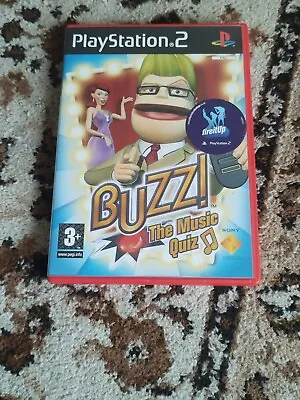 £3.95 • Buy BUZZ! THE MUSIC QUIZ ~ BUZZ BUZZERS PS2 GAME ORIGINAL WITH MANUAL ~ VGC Free P&P