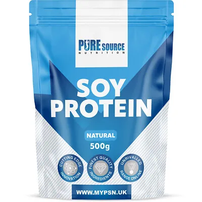 PSN Soy Protein Isolate Powder Flavoured|Natural 250g-Vegan Protein-Lactose Free • £5.49
