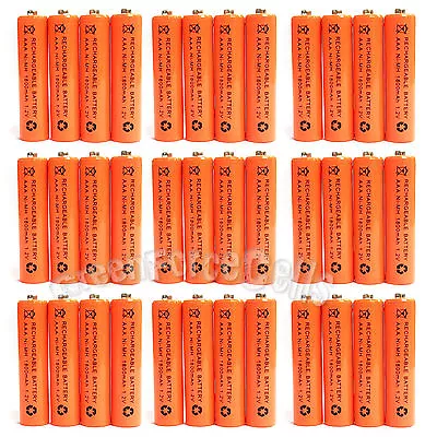 36 Pcs AAA 1800mAh NiMH 1.2V Rechargeable Battery Cell RC MP3 Orange US Stock • $27.36