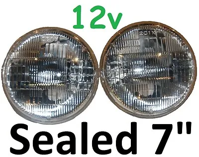 $78.75 • Buy 7  Sealed Beam Hi/Lo 12V 75/50 Ford F100 F150 F250 F350 Bronco Pick Up Headlight
