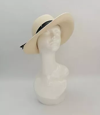 £35 • Buy Vintage Formal Hat, Wool Hat, Races Hat, Wedding Hat, Ascot Hat, Pillbox Hat