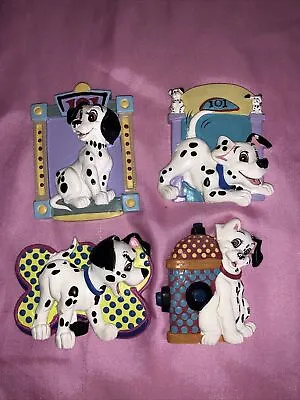 Vintage Lot  Of 4  101 Dalmatians Fridge Magnet Disney • $15