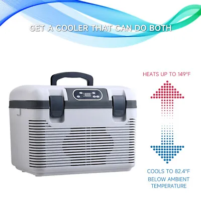 Portable Dual Zone Compressor Car Camping Fridge Picnic Ice Boxes Freezer Warmer • £99.95