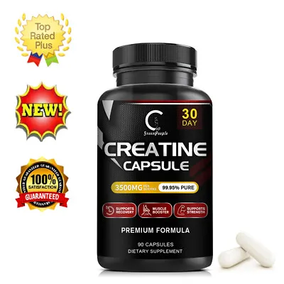 CREATINE Monohydrate Pills 3500MG Muscle Strength Muscle Building Supplement • $14.94