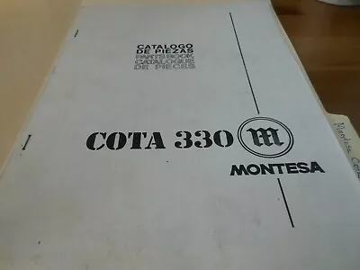 MONTESA PARTS MANUAL Cota 330 Book • $24.95