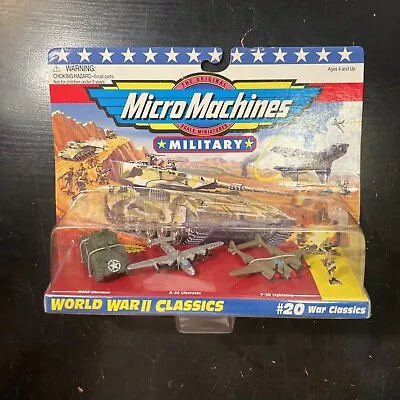 BRAND NEW !! Galoob Micro Machines  WORLD WAR II CLASSICS  #20-War Classics Set • $33.99