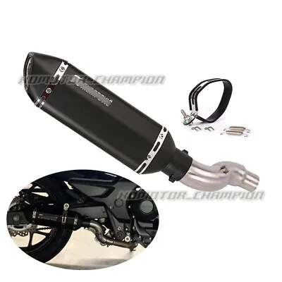 For Honda CTX700 Motorcycle Modified Mid Exhaust Pipe Connect Muffler DB Killer • $131