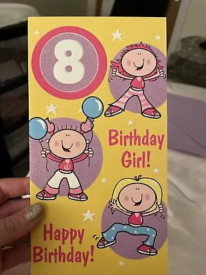 Birthday Card 8 Year Old Girl • £1.85