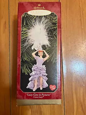 Hallmark Keepsake 1999 I Love Lucy Gets In Pictures Figurine Ornament New In Box • $10
