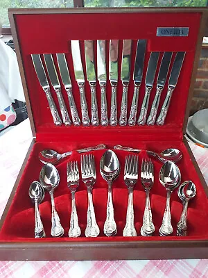 £89.99 • Buy Oneida Stainless Steel Kings Canteen Cutlery Set Vintage Complete 52 Piece