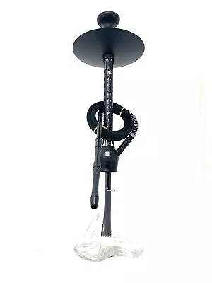 MOB Zylon Hookah Black On Black 30 Inch Tall Modern Design Water Pipe For Shisha • $131.99