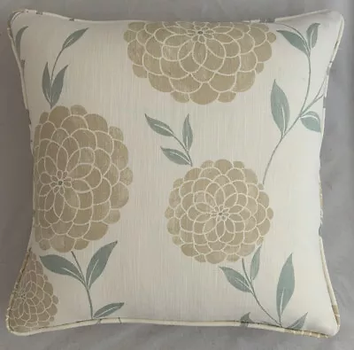 A 16 Inch Cushion Cover In Laura Ashley Erin Eau De Nil Fabric • £16.99