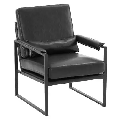 Modern Accent Chair Single Sofa Comfy Soft Arm Chair Living Room Furniture • $109.99