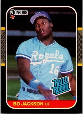 1987  Donruss Bo Jackson  RC RR 35 Kansas City Royals (B) • $7.99