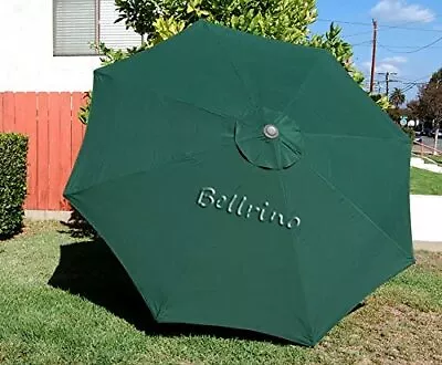 Patio Umbrella Top Canopy Replacement Cover Fit 9 Ft 8 Ribs GREEN Color • $28.99