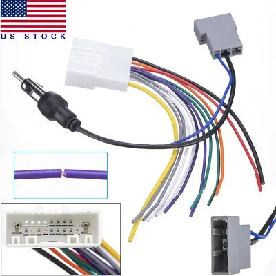 Car Stereo Wiring Harness Adapter Cable Radio Install Plug For Nissan 70-7552 US • $5.09