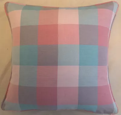 A 16 Inch Cushion Cover In Laura Ashley Mitford Lilac/pink Fabric • £16.99