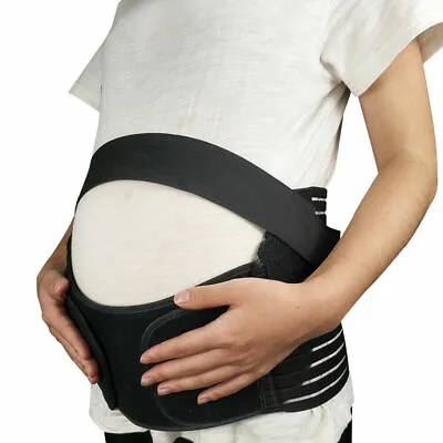 UK Maternity Pregnancy Belt Lumbar Back Support Waist Band Belly Bump Brace • £15.40