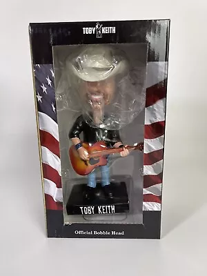 Official Toby Keith Bobblehead NIB Country Music Collectible Cowboy Guitar Hat • $79.99