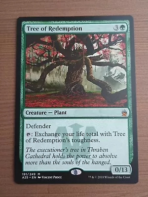 MTG Tree Of Redemption Masters 25 NM Green Mythic Rare MAGIC THE GATHERING  • $5.19