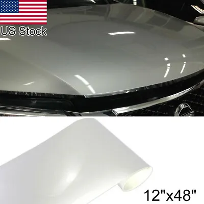 1Pc 12 X48  Transparent Headlight Bumper Hood Paint Protection Film Vinyl Decal • $13.99