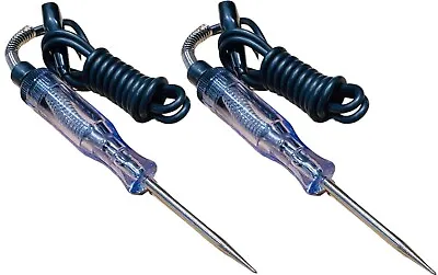 2 X Heavy Duty 6 - 12V Automotive Car CIRCUIT TESTER Test Lamp Light Probe Tool • £13.99