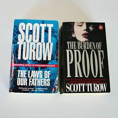 $18.50 • Buy Scott Turow X 2 Books: The Burden Of Proof, The Laws Of Our Fathers (Paperbacks)