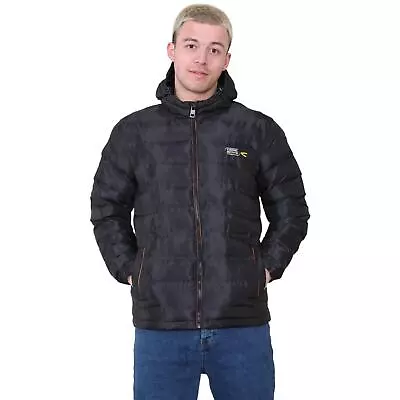 Camel Active Mens Quilted Jacket Water Repellent Light Weight Winter Coat • £49.99