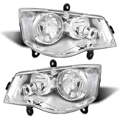 Headlights For 2011-2019 Dodge Grand Caravan 2008-16 Chrysler Town&Country RH&LH • $76.49