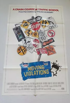 MOVING VIOLATIONS Original Movie Poster 1985 One Sheet Folded 27x41  • $11.25