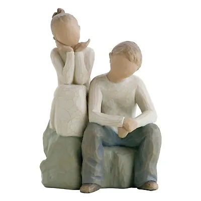 £32 • Buy Willow Tree Brother & Sister Figurine 26187 In Branded Gift Box