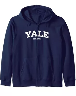 Vintage 90s Champion Yale University Men’s Small Hoodie Sweatshirt Spell Out • $20
